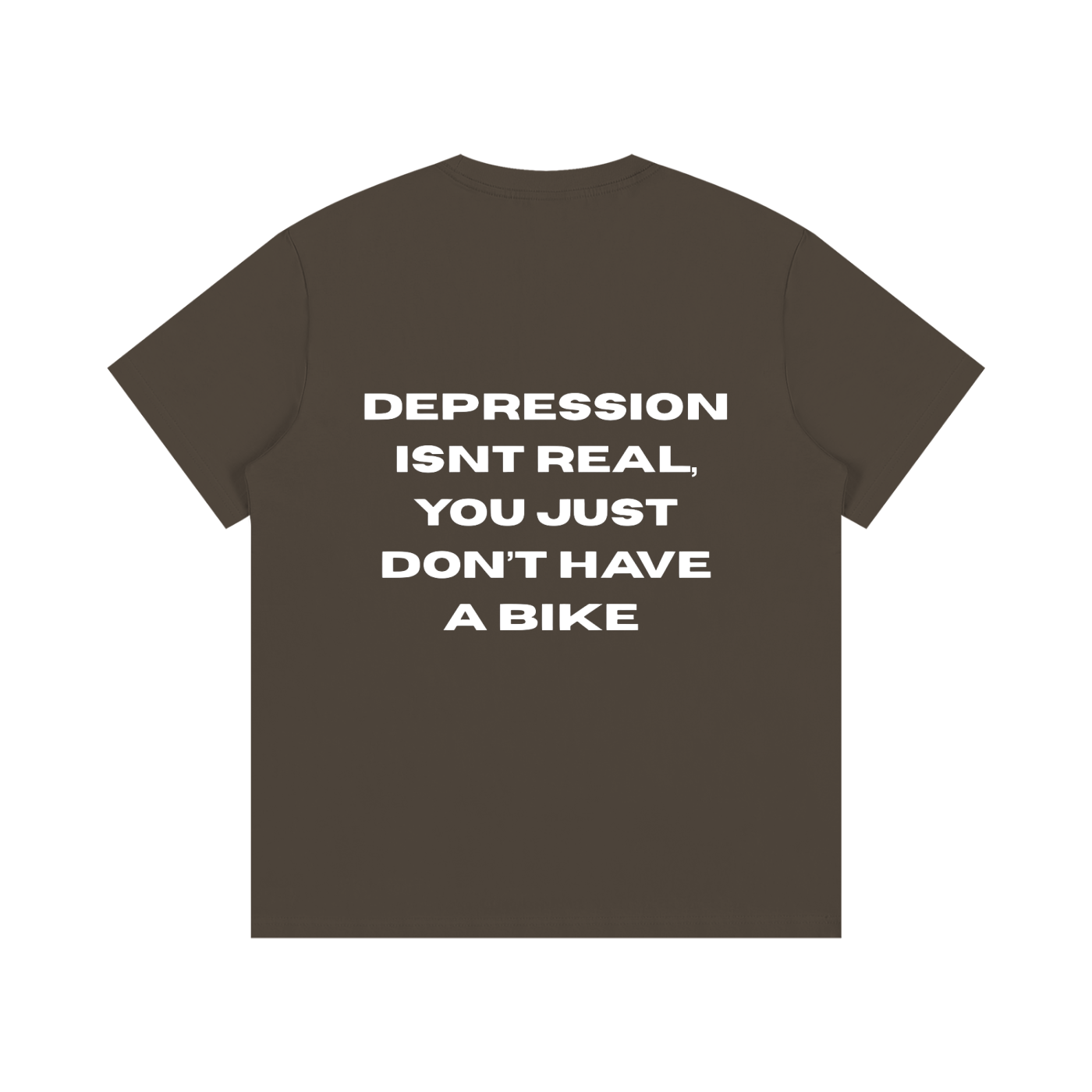 Graffiti Logo DEPRESSION ISNT REAL Tee