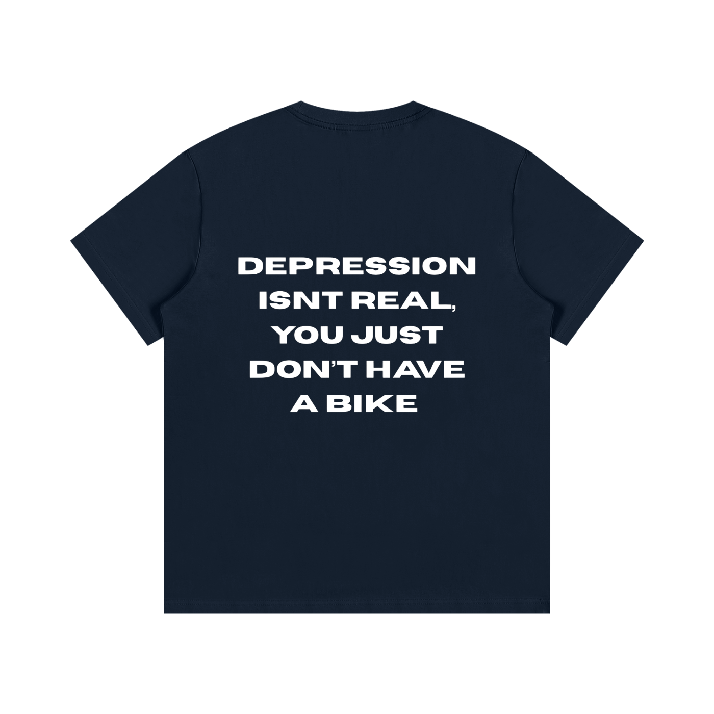 Graffiti Logo DEPRESSION ISNT REAL Tee